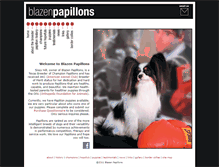 Tablet Screenshot of blazenpapillons.com